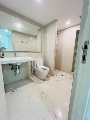 Bathroom in 3 BHK Apartment at Hiranandani Cardinal, Ghodbunder Road – for Rent