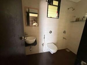 Bathroom in 2.5 BHK Apartment at Kalpataru Hills, Manpada – for Rent