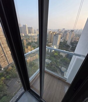 Balcony in 2 BHK Apartment at Dhamji Shamji Mahavir Spring Tulip Phase 1, Pokhran Road No Two – for Rent