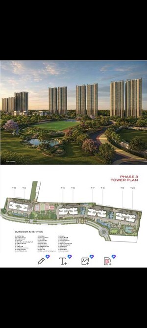 Master Plan in 2 BHK Apartment at Nambiar District 25, Dommasandra – for Sale