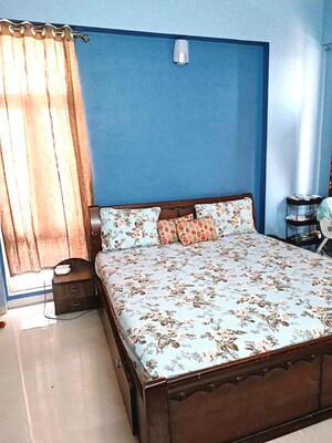 Bedroom in 2 BHK Apartment at Simandhar Parth Indraprasth Tower, Vastrapur – for Rent