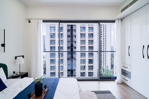 Bedroom in 3.5 BHK Apartment at Rustomjee Seasons, Bandra East – for Sale