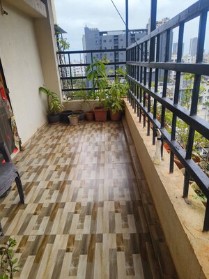 Balcony in 2 BHK Apartment at Ankit K Square, Balewadi – for Rent