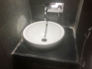 Bathroom in 3 BHK Apartment at Park Street, Wakad – for Rent