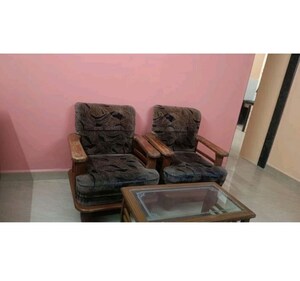 Living Room in 1 BHK Apartment at Gharonda Housing, Ghansoli – for Rent