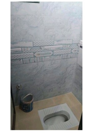 Washroom in 1 BHK Apartment at Gharonda Housing, Ghansoli – for Rent