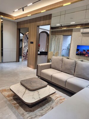 Living Room in 3 BHK Apartment at Excellaa Tremont, Keshav Nagar – for Sale
