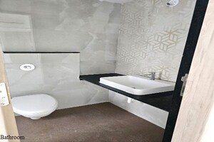 Bathroom in 3 BHK Apartment at Zen Elite, Kharadi – for Rent