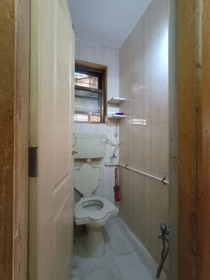 Bathroom in 1 BHK Apartment at Sector 11 Kopar Khairane – for Rent