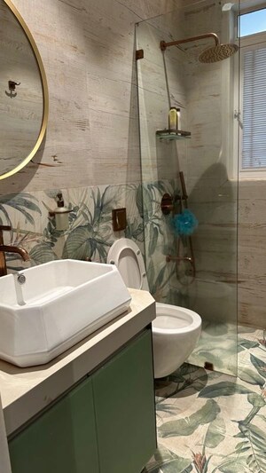 Bathroom in 4 BHK Apartment at Anmol Eleganzia Royale, Andheri West – for Rent