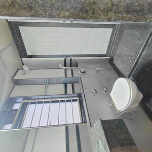 Attached Bathroom in 3 BHK Apartment at Lakshachandi Heights, Goregaon East – for Rent