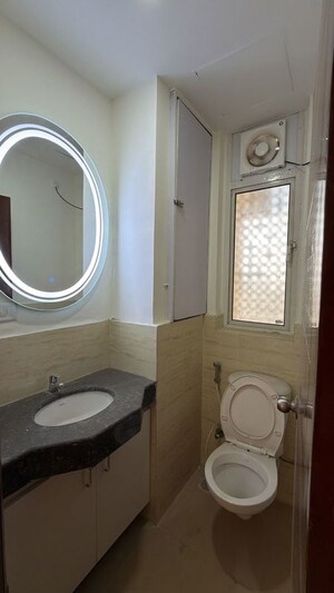 Bathroom in 4 BHK Apartment at Jaypee Kalypso Court, Sector 128 – for Rent