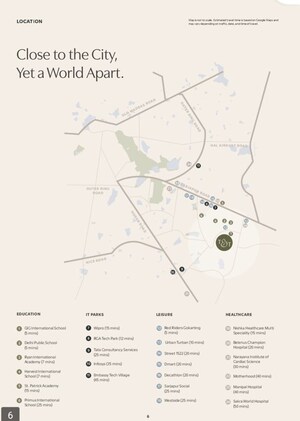 3 BHK Apartment – Map Location View at Assetz Trees And Tandem, Chokkasandra - for Sale