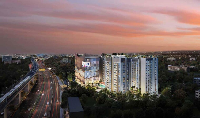Exterior View, concorde-mayfair 3 Bedroom 1667 Sq.Ft. Apartment In Yelahanka Bangalore 10605099