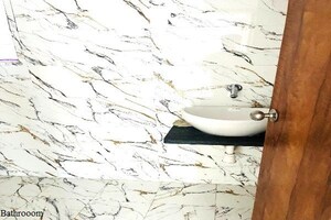 Bathroom in 1 BHK Apartment at Satyam Shivam Apartment, Sainath Nagar – for Rent