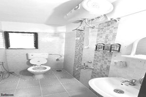 Bathroom in 2 BHK Apartment at Wadgaon Sheri – for Rent