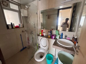 Bathroom in 1 BHK Apartment at L&T Emerald Isle, Powai – for Rent