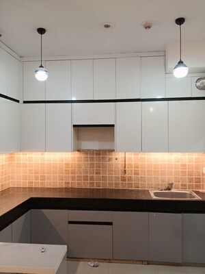 Kitchen in 2 BHK Apartment at Mahagun My Woods, Sector 16c Greater Noida – for Rent