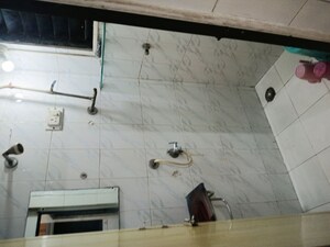 Bathroom in 1 RK Apartment at Sai Paradise Airoli, Gothivali Village – for Rent