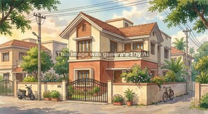  Independent House – Exterior View View at Katargam - for Sale
