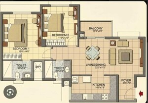 2 BHK Apartment For Sale in Prestige Lakeside Habitat Apartments, Gunjur