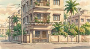  Apartment – Exterior View View at Dum Dum - for Sale