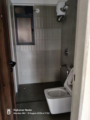 Bathroom in 3 BHK Apartment at Gurukrupa Gyanam, Powai – for Rent