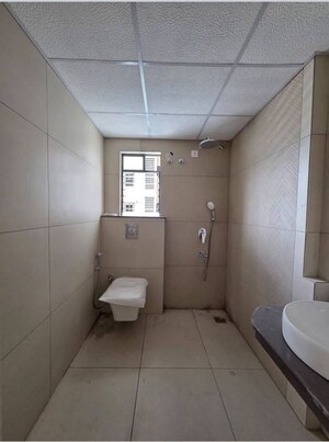 Bathroom in 3 BHK Builder Floor at Sun AL 06, New Town – for Sale