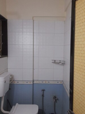 Bathroom in 1 BHK Apartment at Vakratunda Residency, Dhokali – for Rent