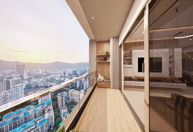 Balcony, adani-codename-lit 4 Bedroom 2300 Sq.Ft. Apartment In Thane West Thane 10605381