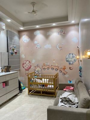 Living Room in 4 BHK Builder Floor at Greater Kailash ii – for Rent
