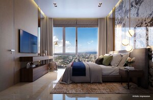 Bedroom in 3 BHK Apartment at Piramal Aranya, Byculla – for Sale