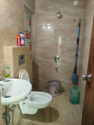 Bathroom in 1 BHK Apartment at Siddhi Highland Springs, Dhokali – for Sale