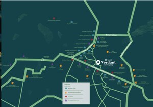 3 BHK Apartment – Map Location View at Mana Verdant Terraces, Sarjapur Road - for Sale