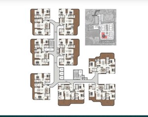 Floor Plan in 3 BHK Apartment at Mana Verdant Terraces, Sarjapur Road – for Sale
