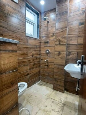 Bathroom in 2 BHK Apartment at Chattarpur – for Rent