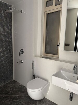 Bathroom in 3 BHK Apartment at Lodha The Park, Worli – for Rent