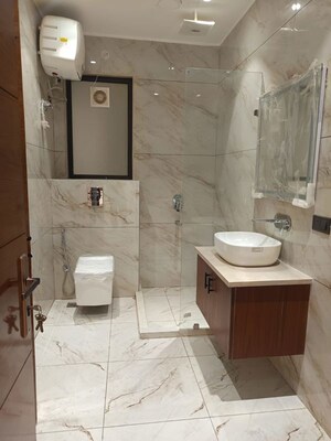 Bathroom in 3 BHK Builder Floor at Saket – for Rent