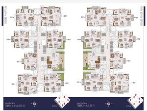 Master Plan in 3 BHK Apartment at My Home Sayuk, Tellapur – for Sale
