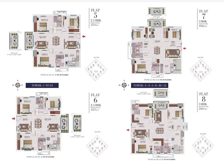 Floor Plan, my-home-sayuk 2.5 Bedroom 1573 Sq.Ft. Apartment In Tellapur Hyderabad 10605549