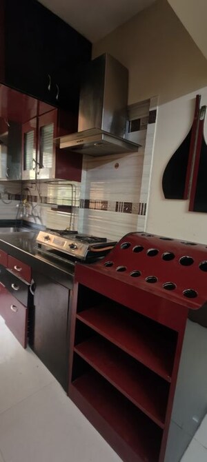 Kitchen in 2 BHK Apartment at GK Rose Icon, Pimple Saudagar – for Rent