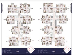Master Plan in 3 BHK Apartment at My Home Sayuk, Tellapur – for Sale