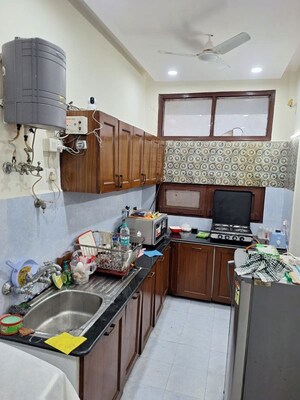 Kitchen in 2 BHK Apartment at Sainik Farm – for Rent