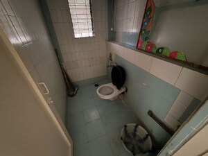 Bathroom in 2 BHK Apartment at Vasant Vihar – for Rent