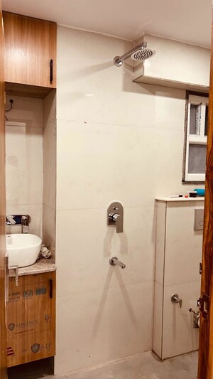 Bathroom in 1 BHK Apartment at Dwarka – for Rent