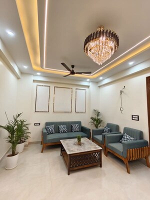 Living Room in 2 BHK Builder Floor at Krishna Tower Noida, Sector 73 – for Sale
