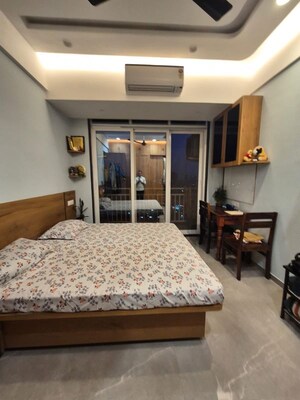 Bedroom in 2 BHK Apartment at Tricity Montview, Sanpada – for Rent