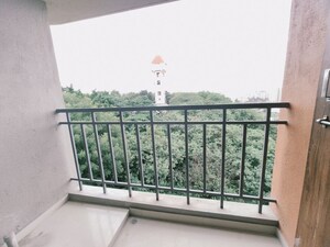 Balcony in 1 BHK Apartment at Nyati Defence Enclave, Undri – for Rent