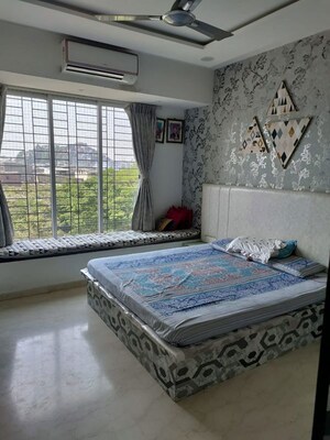 Bedroom in 2 BHK Apartment at Tricity Montview, Sanpada – for Rent