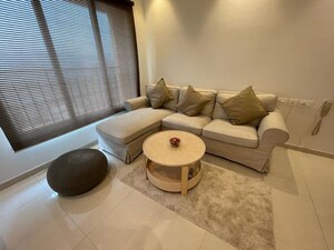 Living Room in 2 BHK Apartment at Akshar Green World, Dighe – for Rent